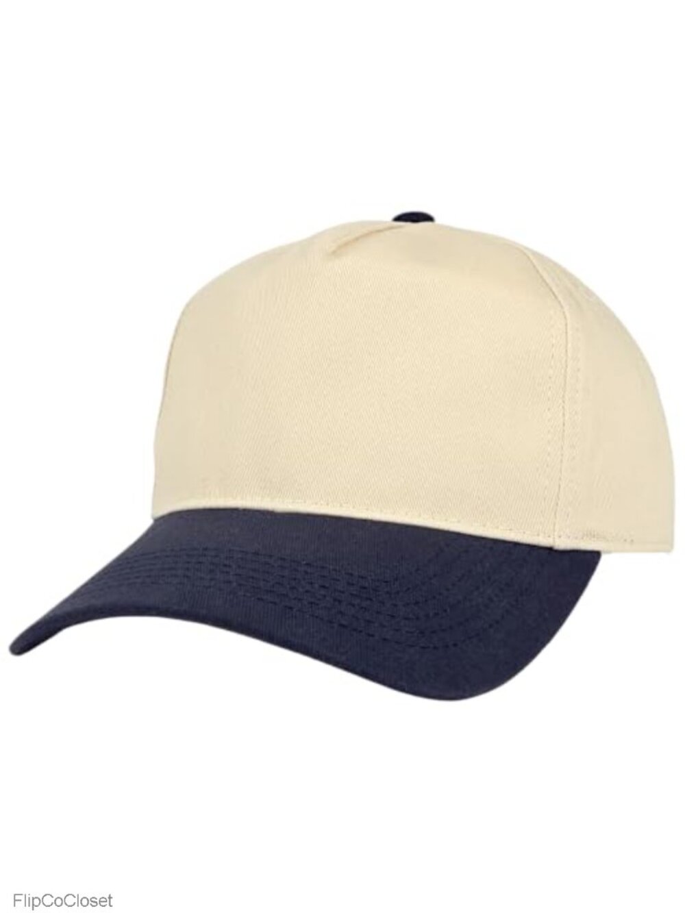 Two Tone A-Frame Trucker Hat 5-Panel Blank Snapback Baseball Cap Adjustable